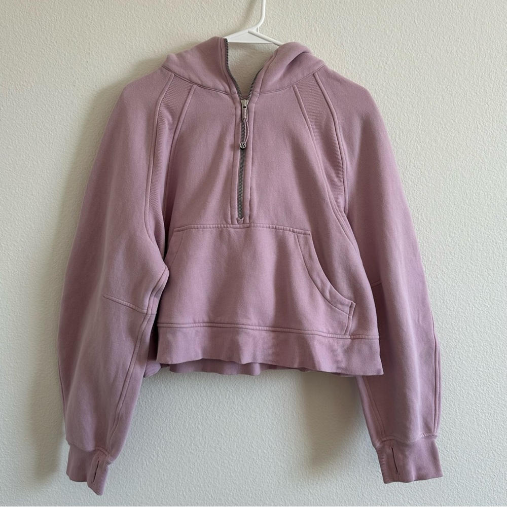 lululemon athletica Mauve Half-Zip Hoodie